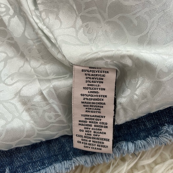 🎀NWT Nanette Lepore🎀 Women's Gorgeous Tweed Blazer with Denim Combination - Picture 7 of 8